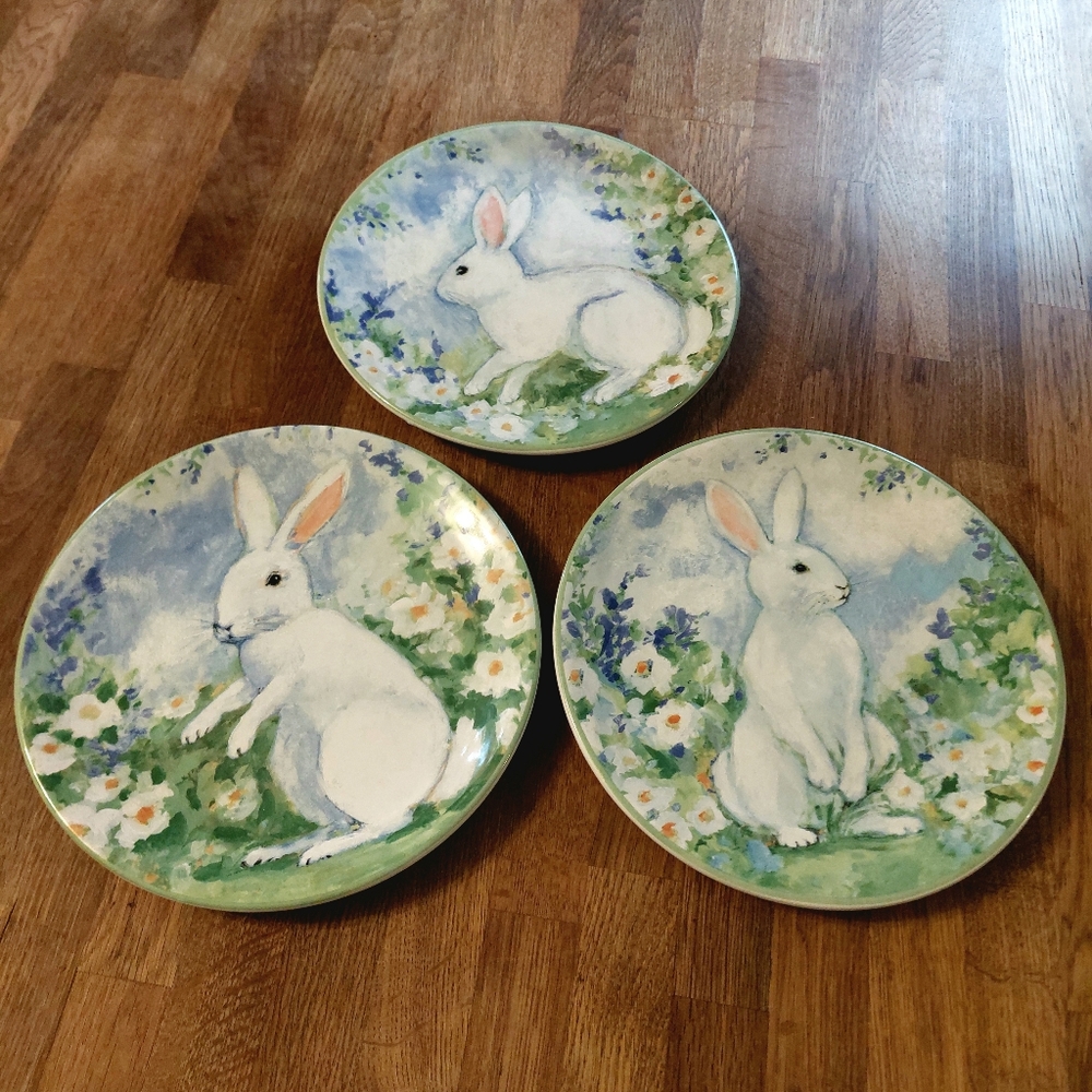 Certified International Easter Morning Plates 9-inch Luncheon Plate Susan Winget
